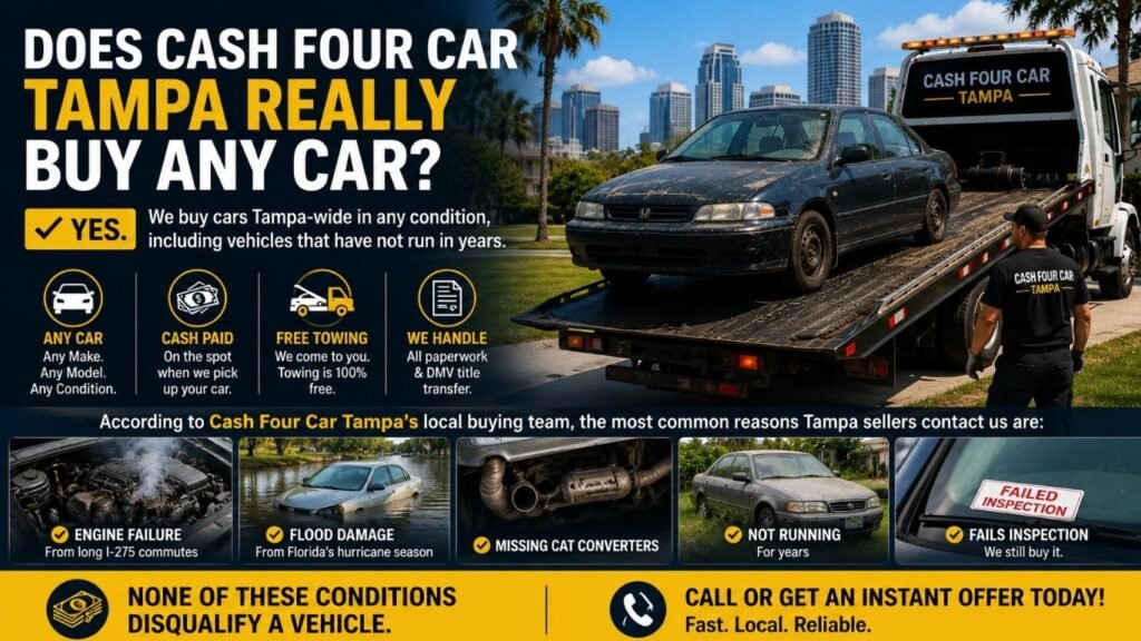 Does Cash Four Car Tampa Really Buy Any Car?