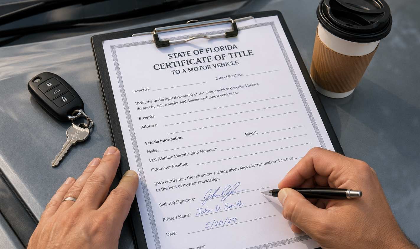 We handle car paperwork in Florida